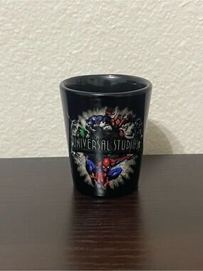 Universal Studios Marvel shot glass
